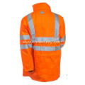 Men's High Visibility 4-In-1 Safety Hooded Jacket